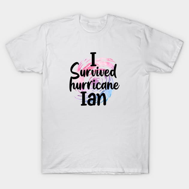 Hurricane Ian Survivor 2022 T-Shirt by Qprinty